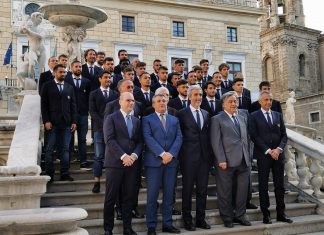 Presentazione del Palermo a Palazzo delle Aquile presentazione