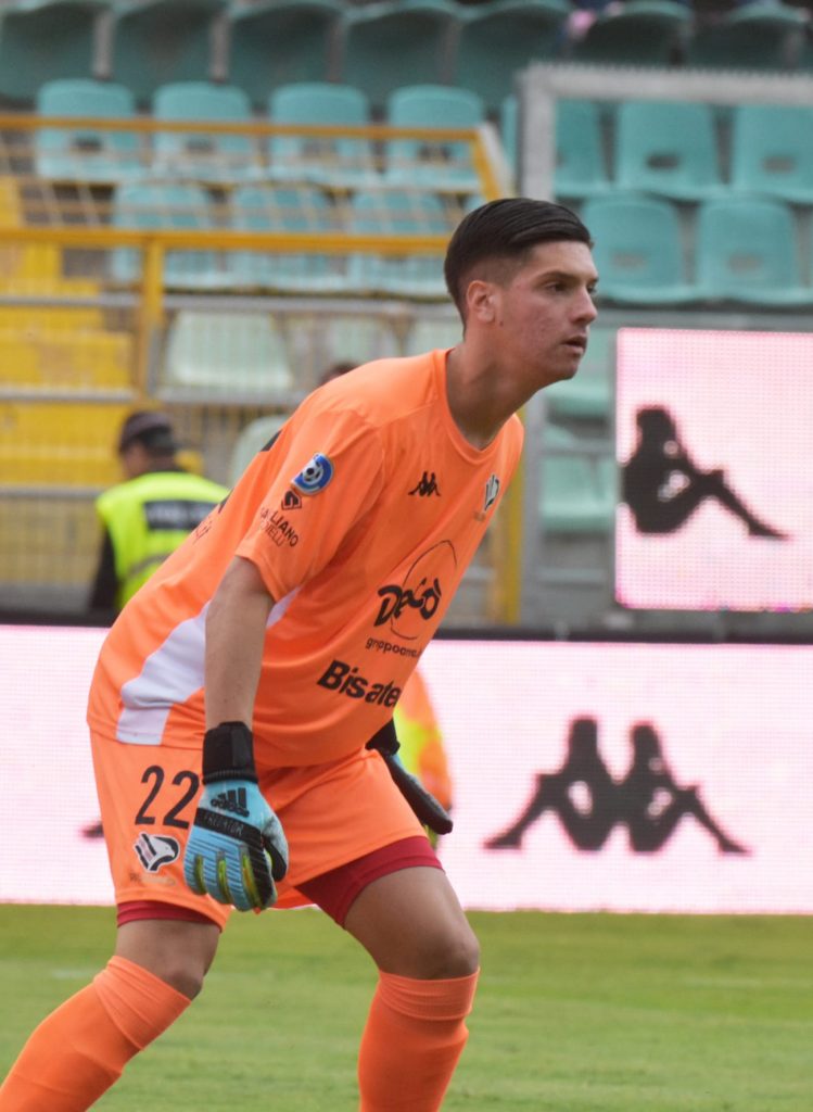 Fallani con la maglia del Palermo