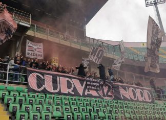 Allenamento a porte aperte allo stadio Renzo Barbera Allenamento