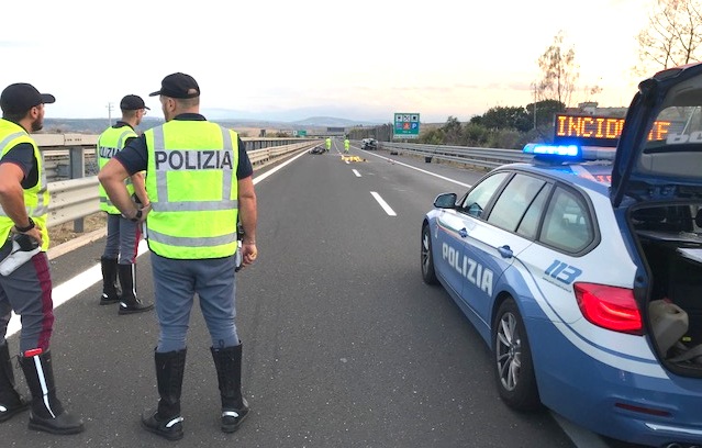 incidente autostrada polizia archivio