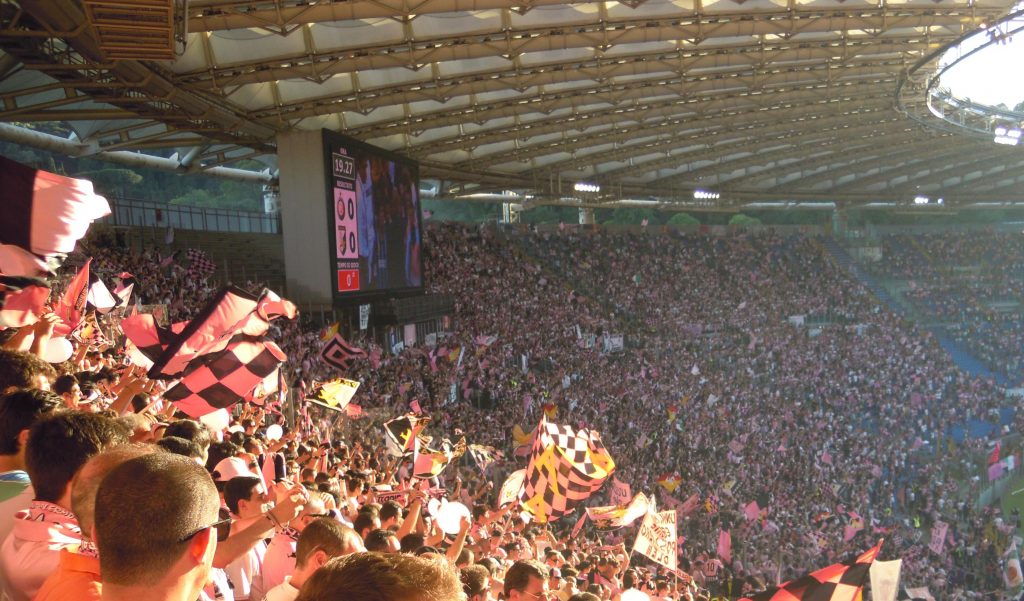 palermo curva coppa italia roma