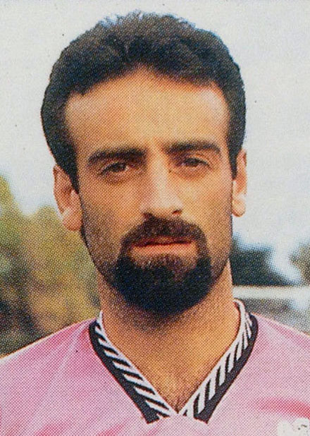 Ciro Ferrara con la maglia rosanero