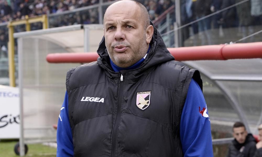 L'ex allenatore rosanero Bruno Tedino accostato alla panchina dell'Entella