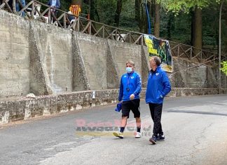 Centro sportivo Palermo, Boscaglia e Castagnini in visita a Torretta