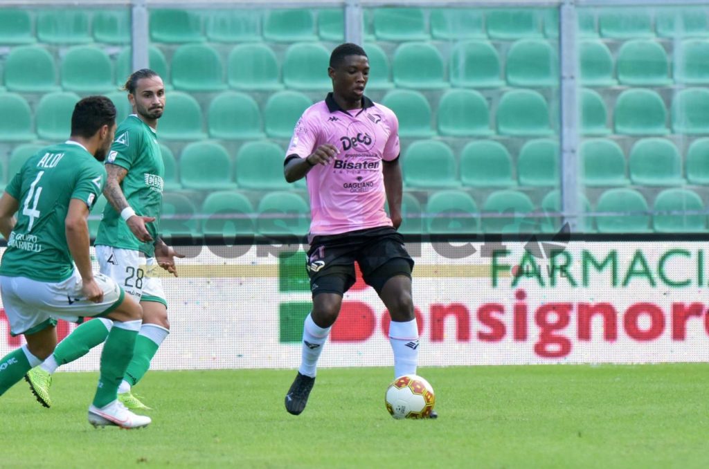 Broh con la maglia del Palermo