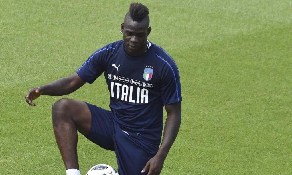 Mario Balotelli ai tempi della nazionale italiana