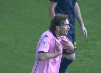 Palermo, preoccupano i cartellini gialli: tre rosanero a rischio squalifica