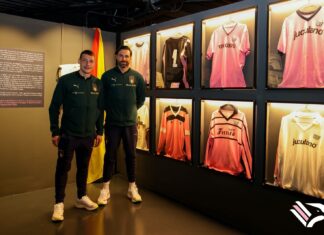 Sirigu, Belotti e Gravina in visita al Palermo Museum