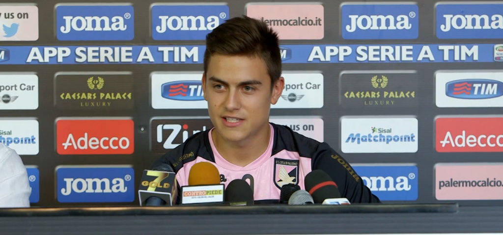 Dybala ai tempi del Palermo