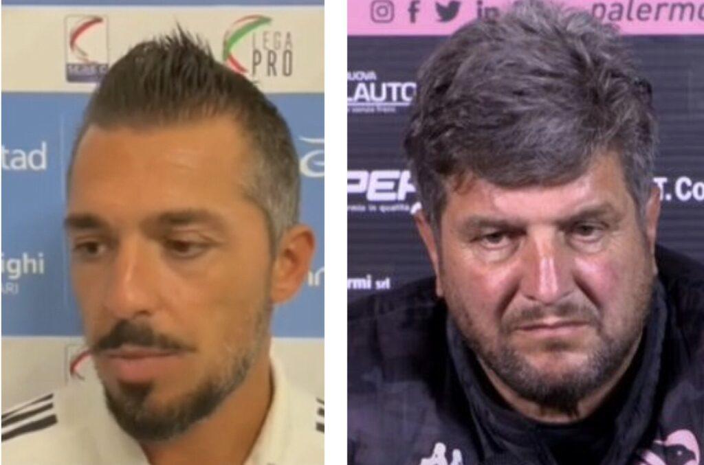 Gli allenatori di Entella e Palermo, Volpe e Baldini