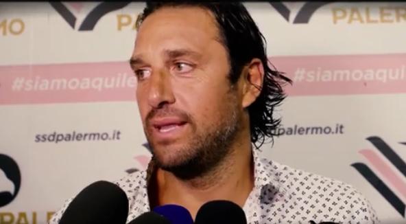 Luca Toni, ex  bomber rosanero