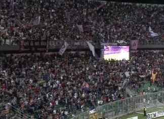 Barbera da record contro l’Entella, Mirri: “È il dodicesimo uomo in campo”