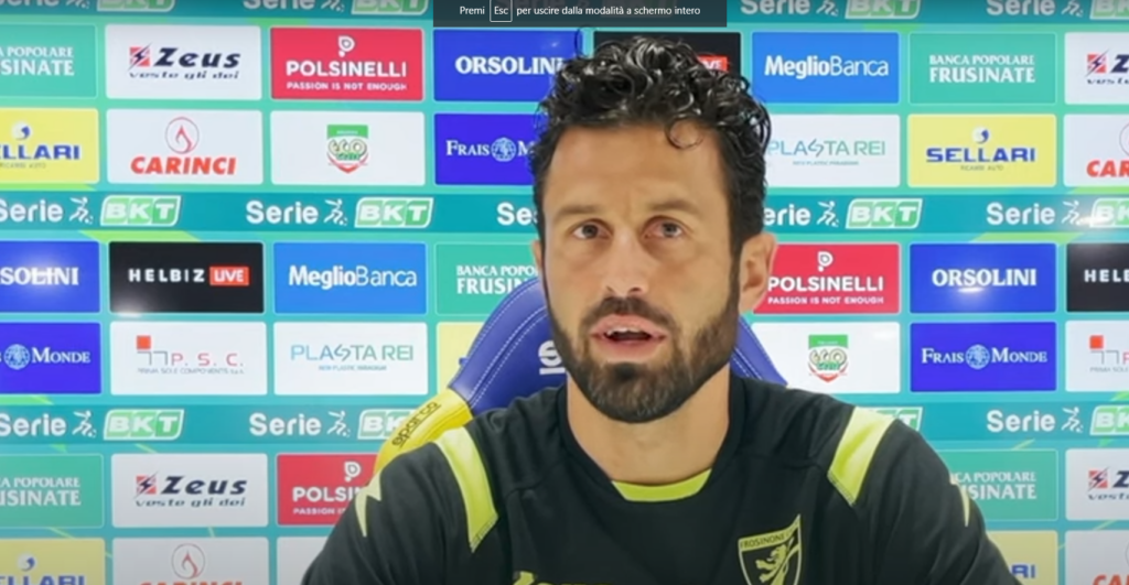 Grosso, allenatore del Frosinone